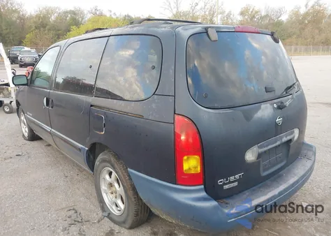 1999 Nissan Quest Gle/Gxe/Se from USA, damaged, VIN 4N2XN11T7XD810448